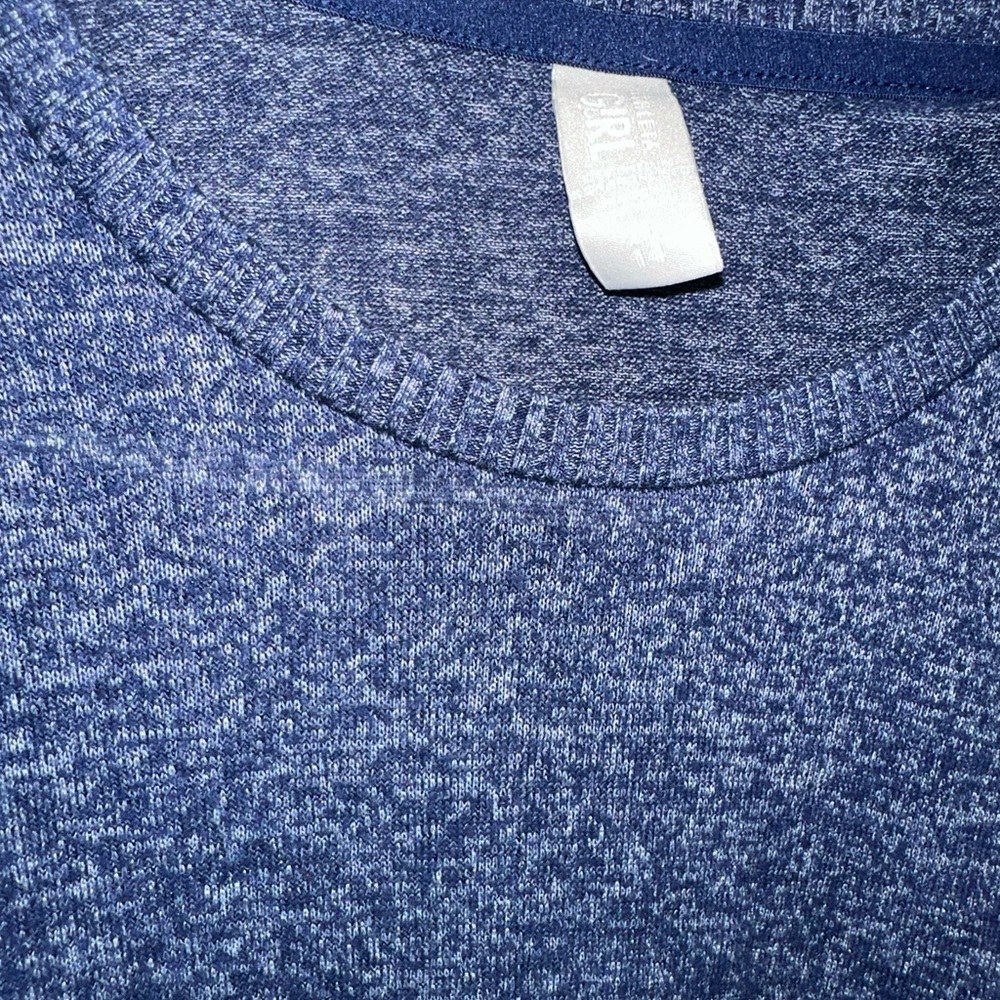 Athleta Girl size 14. Blue, great shape. Could fit an adult size small/medium.